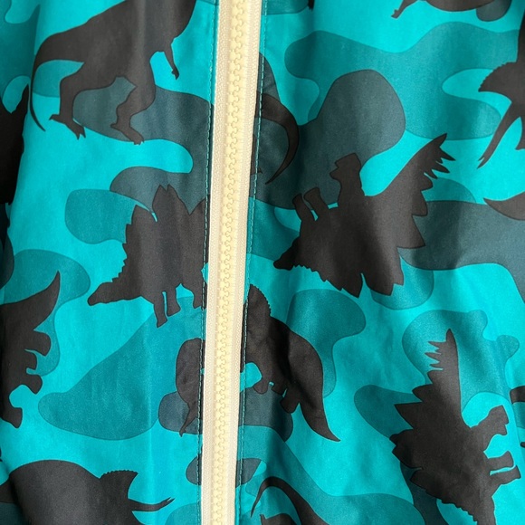 NWT Gymboree Field Expedition Dinosaur Camo Windbreaker Jacket Boys Sz L 10-12 - Picture 4 of 7